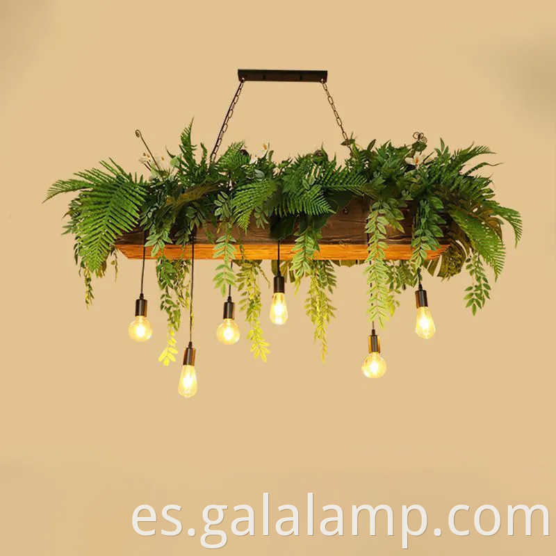 Elegante luz de lámpara LED grande para decoración de restaurantes y jardines